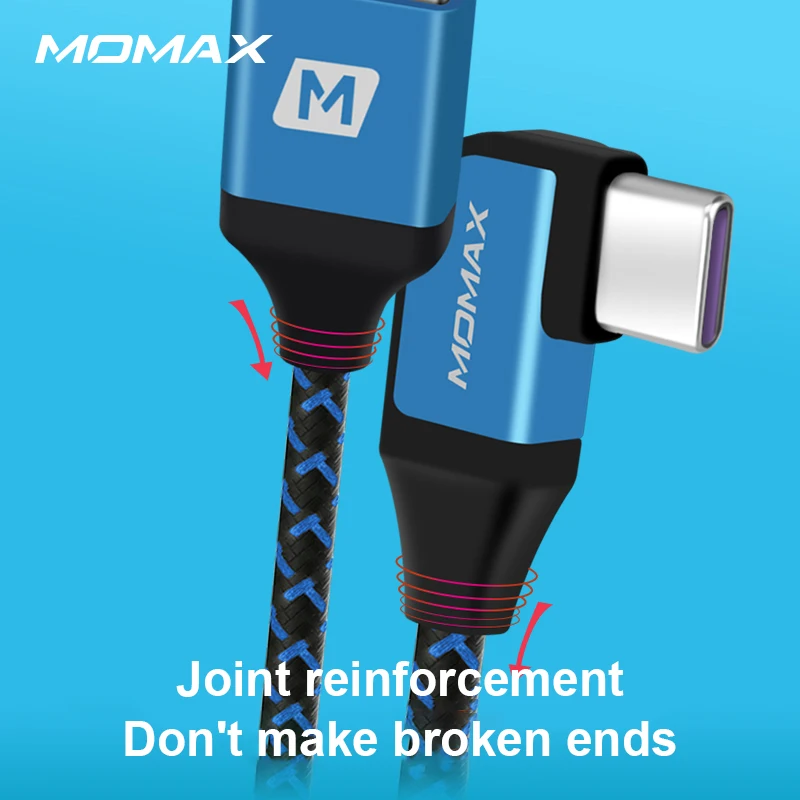 MOMAX ткацкий usb кабель металлический удлинитель для передачи данных 3 0 alargador локоть