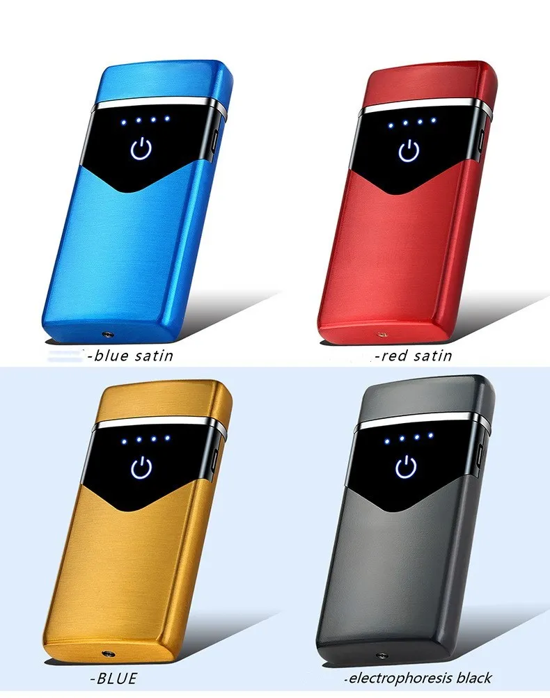 Новинка 2020 зажигалка с двойной дугой USB перезаряжаемая Электронная со