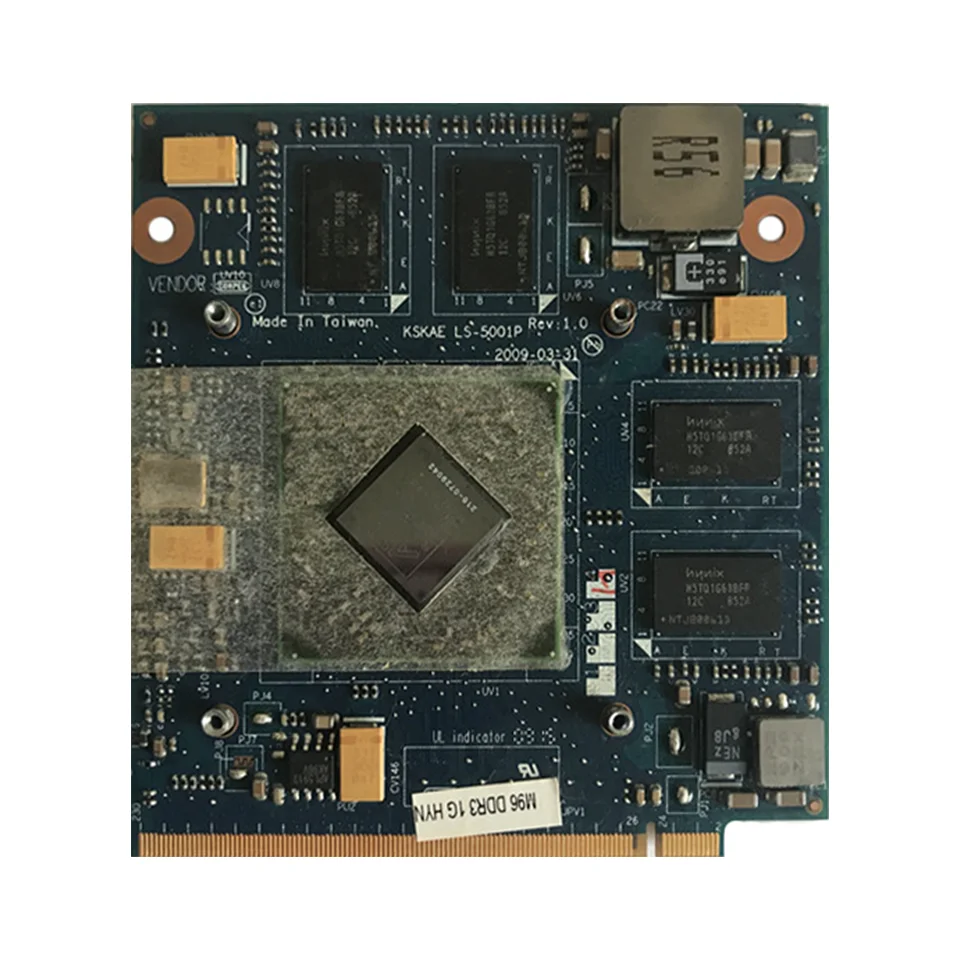Видеокарта Radeon HD4650 HD4650M GDDR2 1 ГБ 216-0729042 с X-кронштейном для ноутбука Toshiba A500 L500 L550 100%