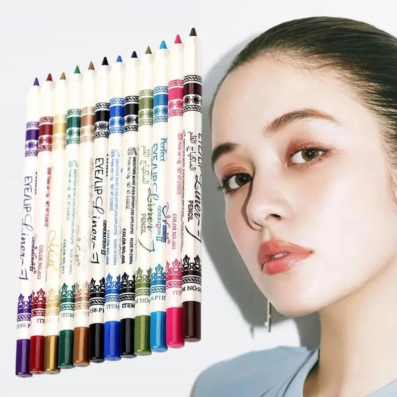 

Liquid Eyeliner Neon Colorful Long Lasting Eye Liner Pencil Waterproof Quick Dry Eyeliner Smudge-Proof Cosmetic Beauty Makeup