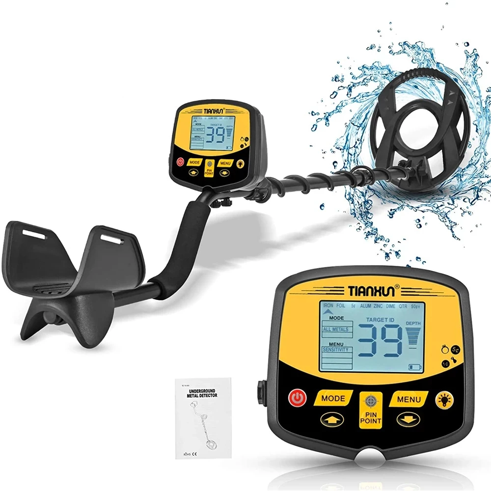 Professional Underground Metal Detector TX-950 LCD Display 11 inch High Accuracy Waterproof Search Coil TX-860 MAX. Depth 3-5M