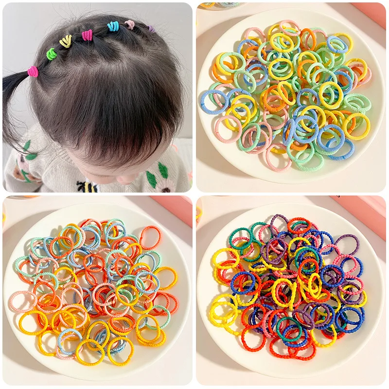 

100 шт., Детские резинки для прически «сделай сам»