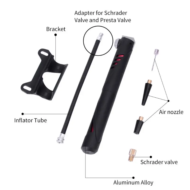 

Портативный многофункциональный велосипедный насос для шин, инструмент для ремонта шин