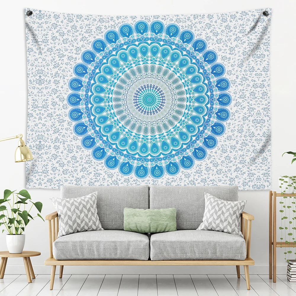 

Bohemia Mandala Tapestry Wall Hanging Witchcraft Divination Bed Sheet Beach Mat Wall Psychedelic Home Decor