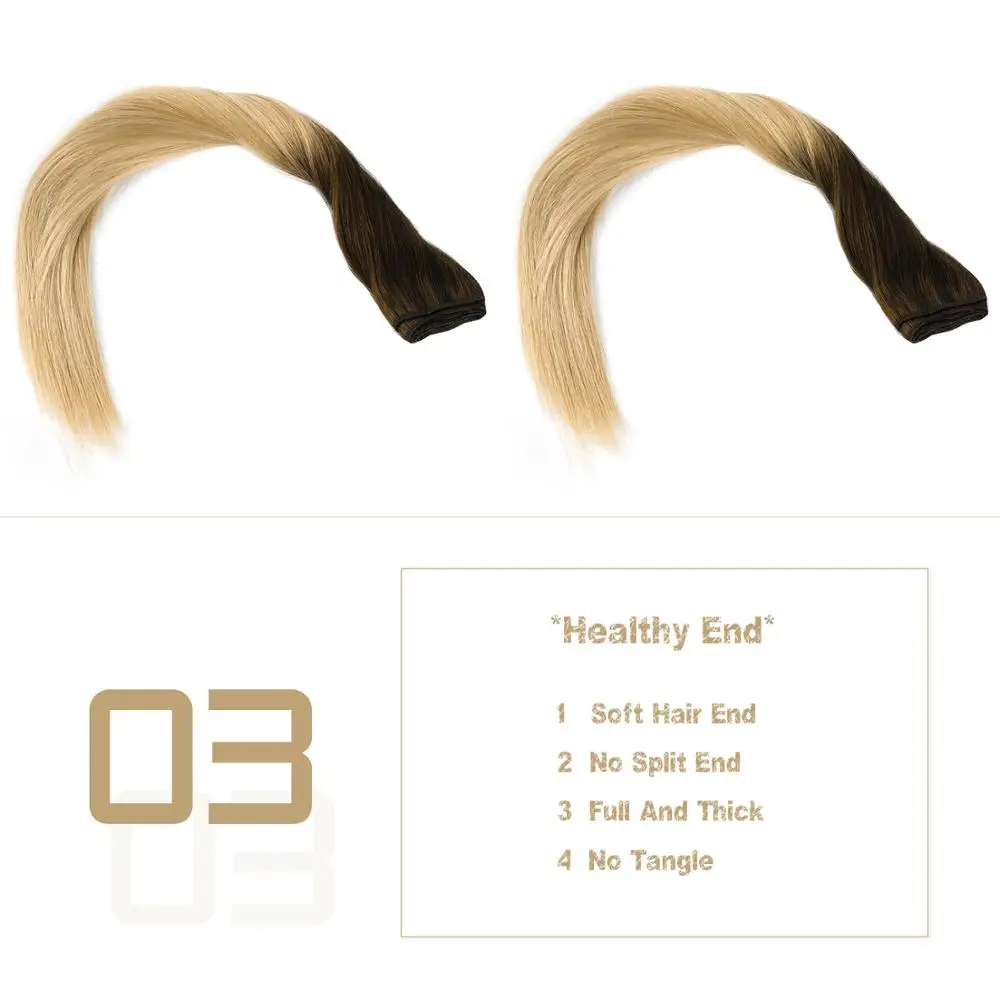 Vlasy 100 г/шт. 22 ''пряди волос прямые пряди Remy наращивание карамель и крем балаяж