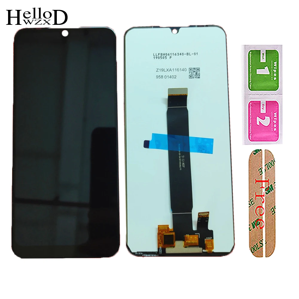 Для Lenovo K10 XT2025-3 ЖК-дисплей экран дигитайзер в сборе запасные части рамка инструменты + двойная лента наклейки