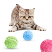 pet magic roller ball toys cat dog automatic balls chew plush molar toys small dogs electric training interactive supplies