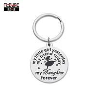 daughter keychain birthday gifts from mom dad to adult daughter sweet 16 gifts for women teens girls graduation presents jewelry