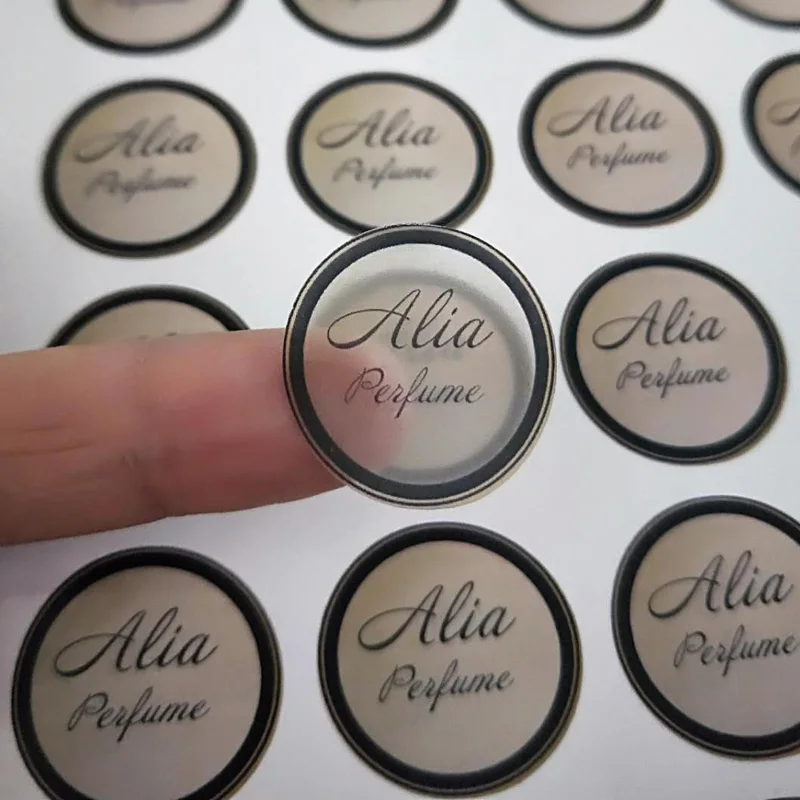 100 шт. наклейки на заказ/свадебные наклейки/прозрачные с логотипом