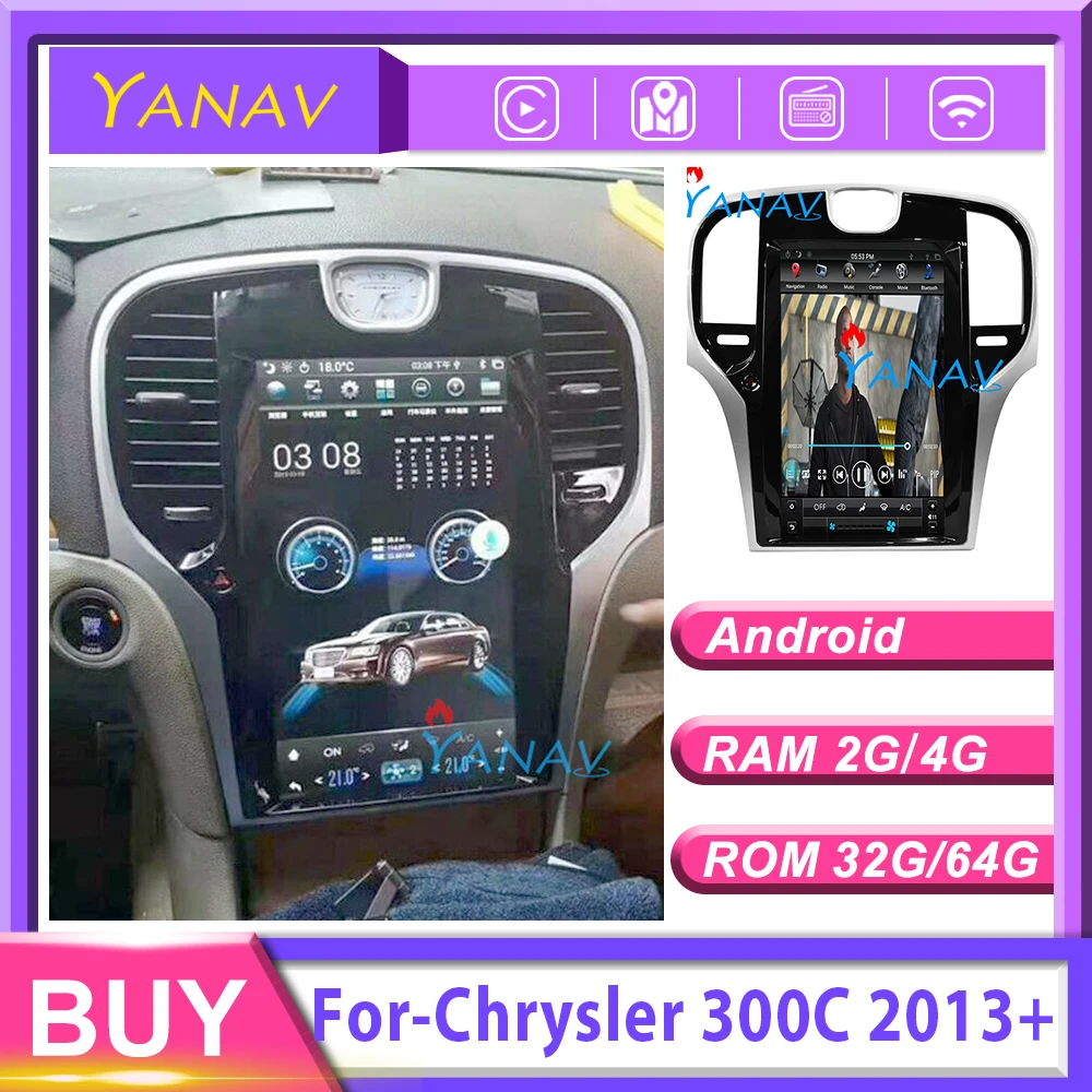 13 3 дюймовая Автомобильная Gps навигация Φ для Chrysler 300C 2013 + Автомобильное