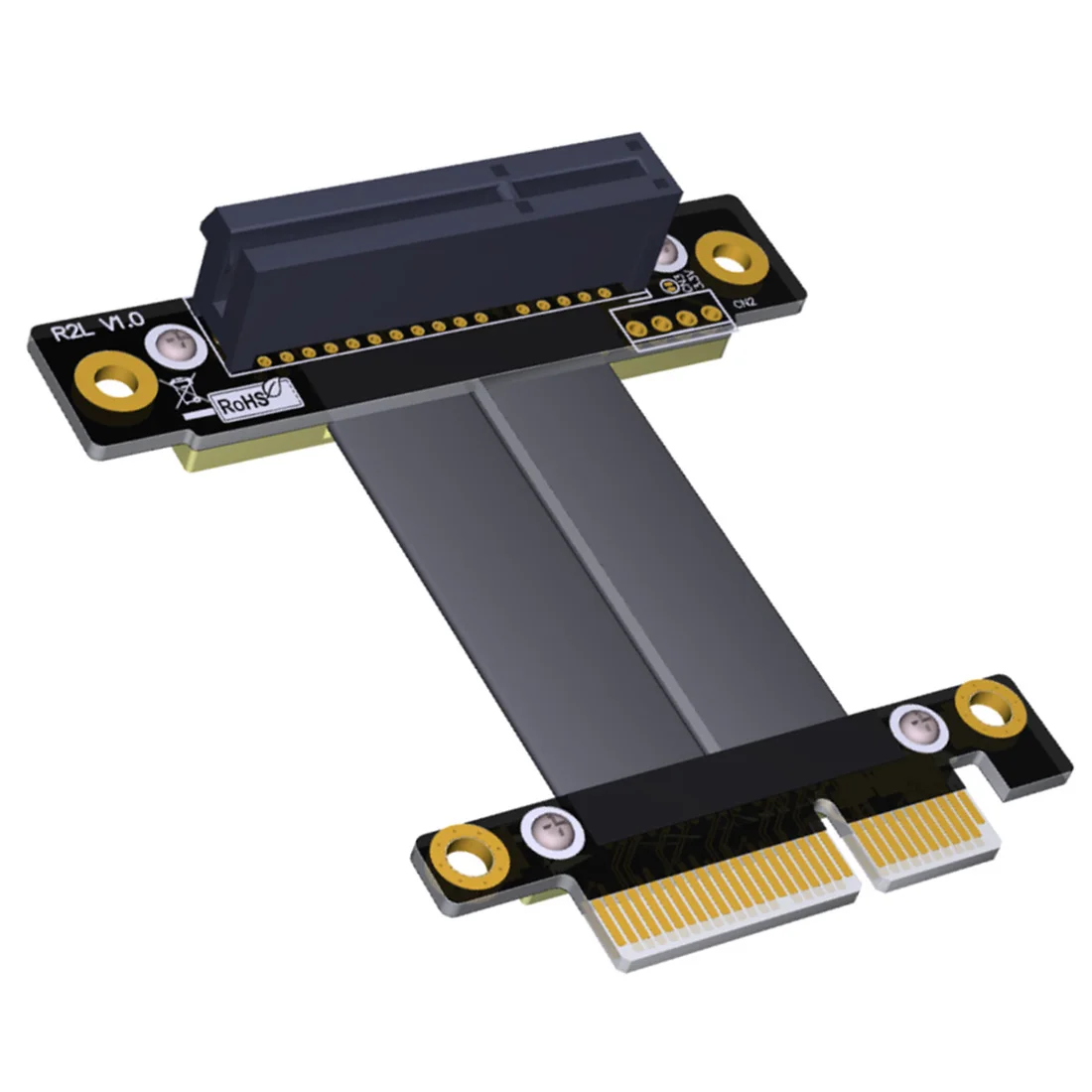 Удлинительный кабель PCIe 3 0x4 Male to Female PCI Express Gen3 32G/bps материнская плата графическая