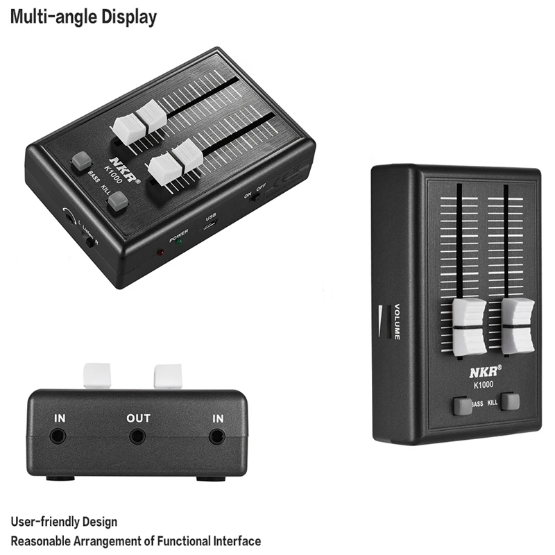 Портативный 3 5 мм аудио звуковой миксер Карманный Миксер для мобильного телефона