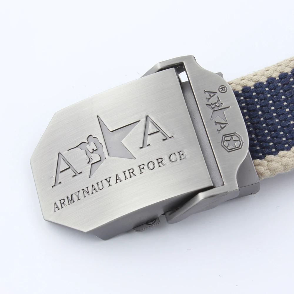 

UMBRELLA Official Authentic Outdoor Canvas Belt Police Military Training High Quality Alloy Belt Buckle Designer Men's Belt