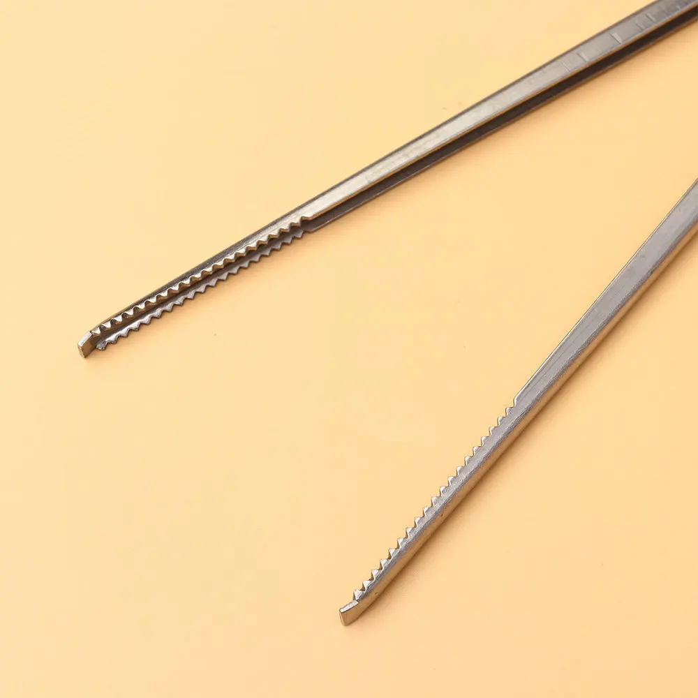 

2PCS Eel Crab Mud Fish Tongs Long Garbage Clip Pick Tools for Outdoor - Straight (Red)