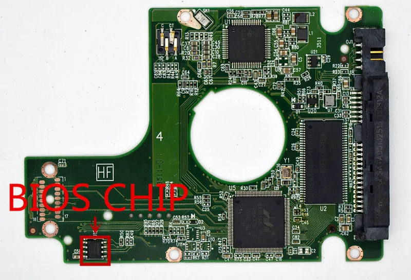 WD5000BPKT WD5000BTKT WD7500BPKT / HDD PCB Logic Board 2060 771629 006 REV A 006|Промышленные компьютеры и