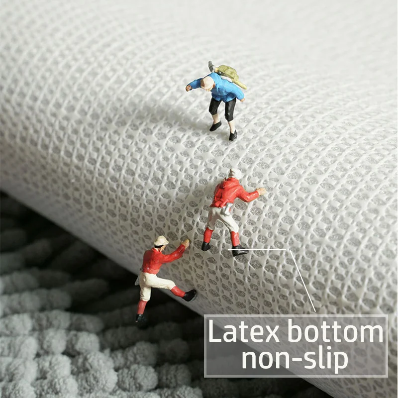 Плюшевый длинный кухонный ковер нескользящий моющийся для кухни двери