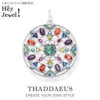 pendant colorful amulet2020 new jewelry bohemia 925 sterling silver elaborate accessories journey to paradise gift for women