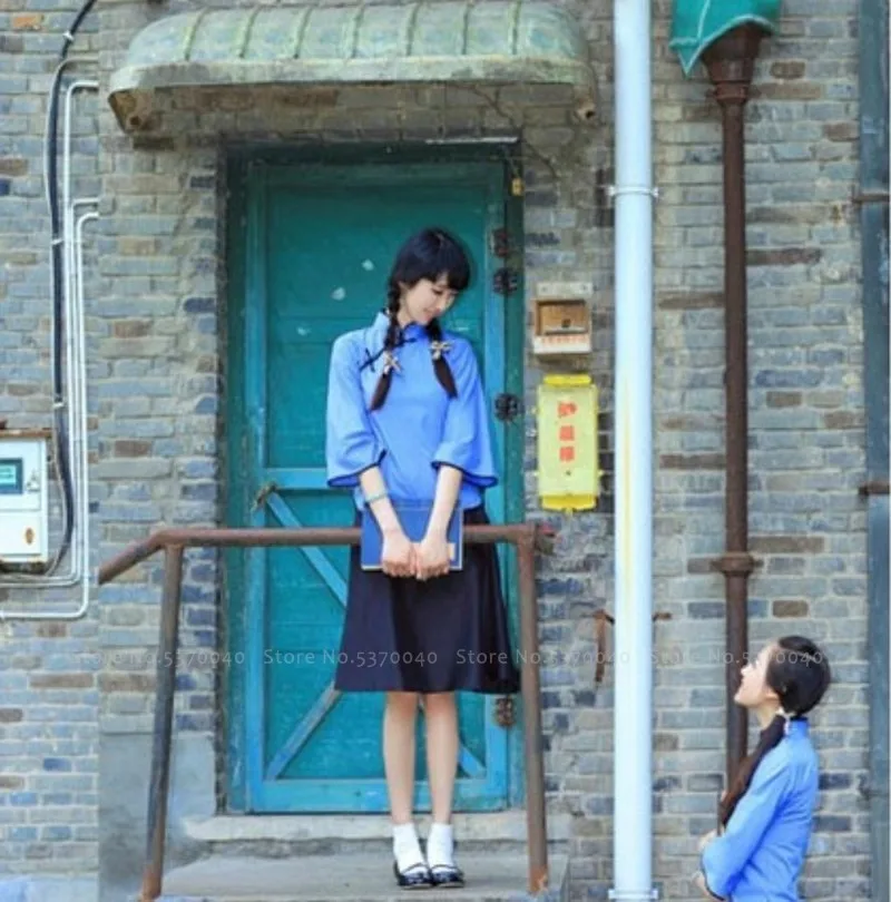 Традиционный китайский костюм Тан мужской кунг фу тай чи для разговора с крестом