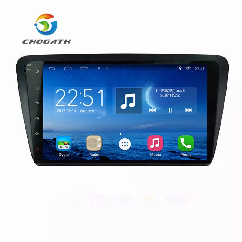 Автомобильный GPS-навигатор ChoGath 10 2 дюйма Android 8 1 для Skoda OCTAVIA 2012-2015 с сенсорным