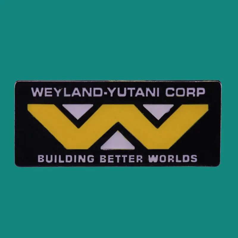 Weyland-Yutani Corp Building Better World Enamel Pins Brooch Collecting Lapel Badges Men Women Fashion Jewelry Gifts Adorn Hat