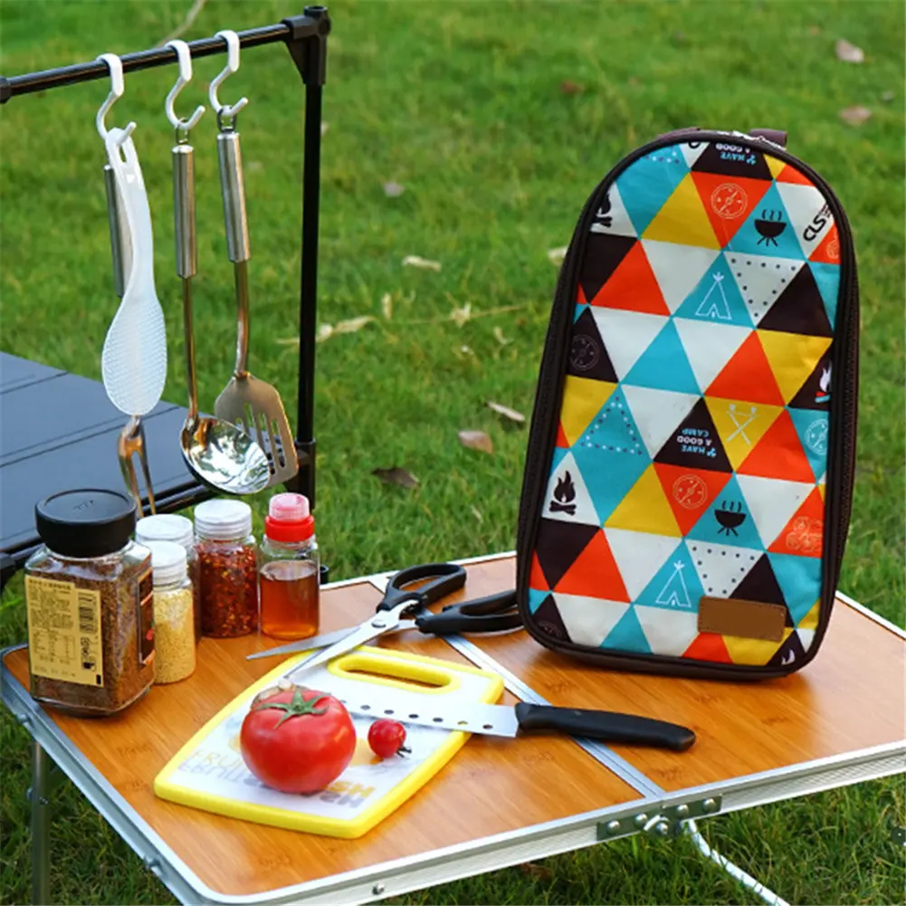 7 шт./компл. набор кухонной утвари для кемпинга инструментов барбекю портативная