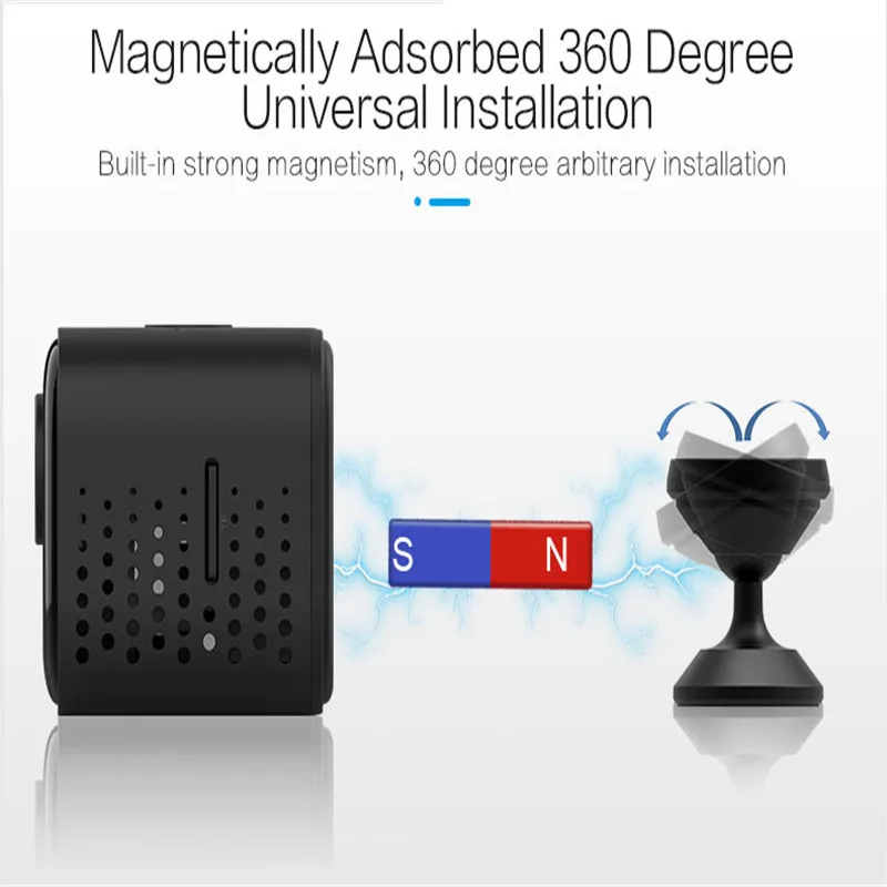 1080P Full HD мини Wi Fi камера телефон дистанционный APP монитор инфракрасное ночное