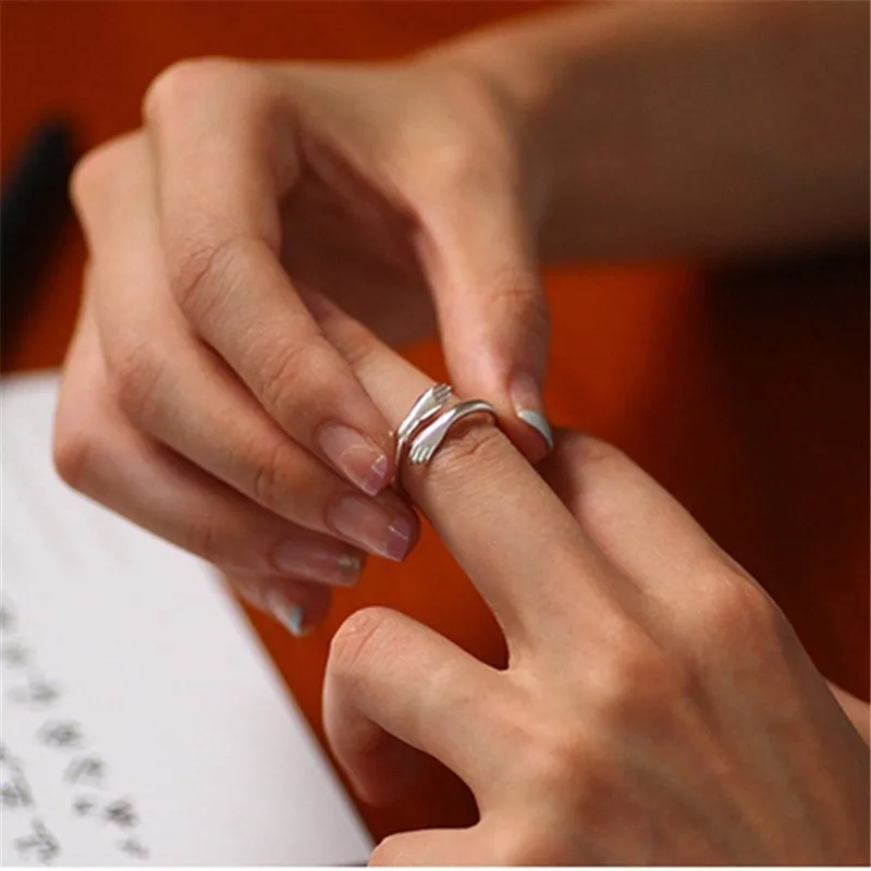 925 серебряные открытые тонкие кольца для мужчин и женщин подарок на день Святого