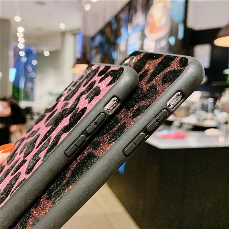 Блестящий леопардовый чехол-Бампер для Huawei P20 Lite P30 Pro чехол Mate 20 30 телефона -