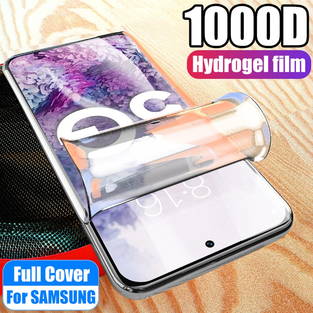 Мягкий чехол с полным покрытием для samsung galaxy s20 ultra s10 lite s10e s9 s8 plus s7 edge гидрогелевая
