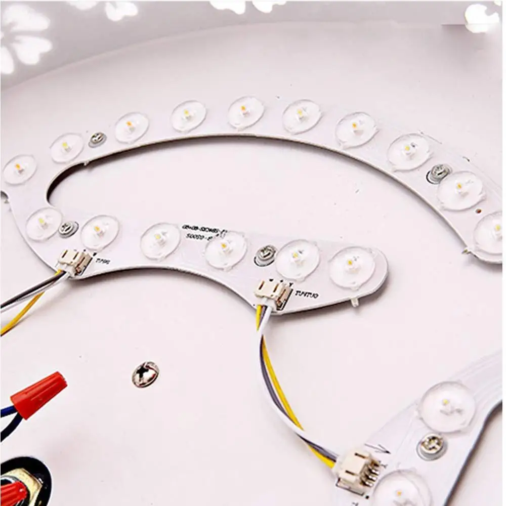 42-дюймовая современная люстра потолочные вентиляторы светодиодный ными лампами