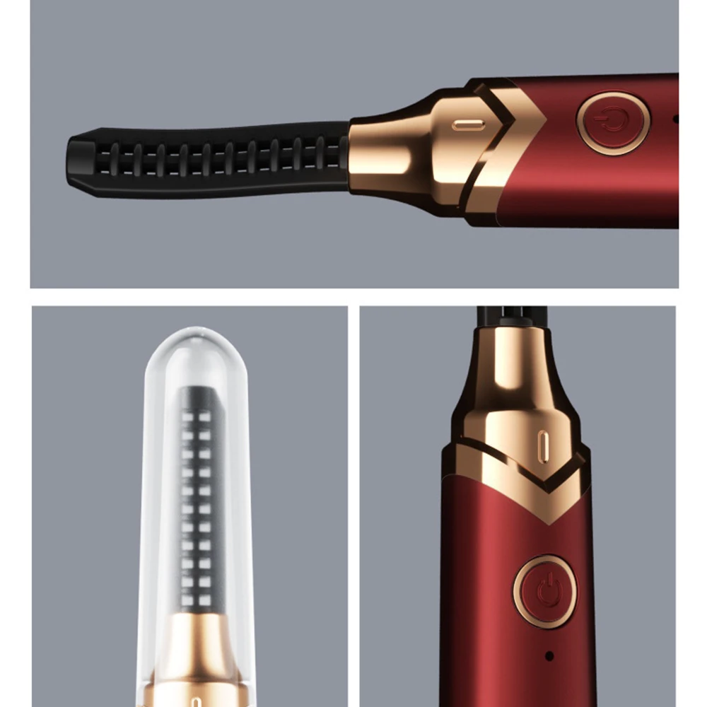 

Electric Eyelash Curler USB Charging Intelligent Temperature Regulation Fast Heating Lasting Curling Electric Eyelash Curler