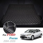 Кожаный коврик для багажника автомобиля Ford Focus 2004 - 2020 Mk2 Mk3 Mk4, Задняя подкладка для грузовых автомобилей 2013 2014 2015 2016 2017 2018 2019 2021 2022