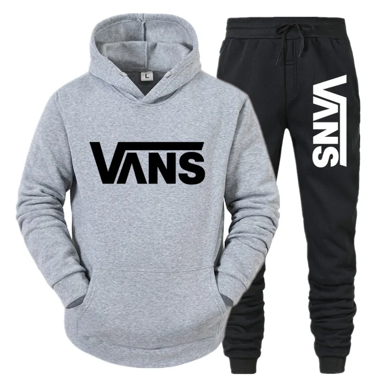 

2021 Classic Fashion Sports Leisure Hooded Pullover + Trousers Spring And Autumn Men's And Women's Sports Sweater Suit 3xl