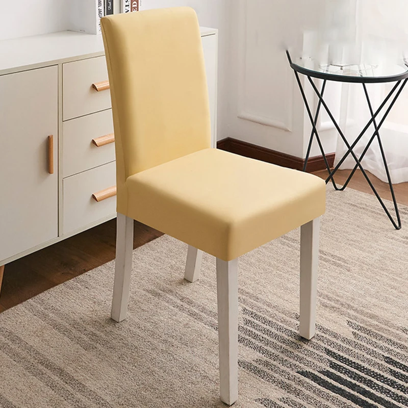 Simple Stretch Dining Chair Cover Universal Removable Protective Slipcover That Recovers Quickly |