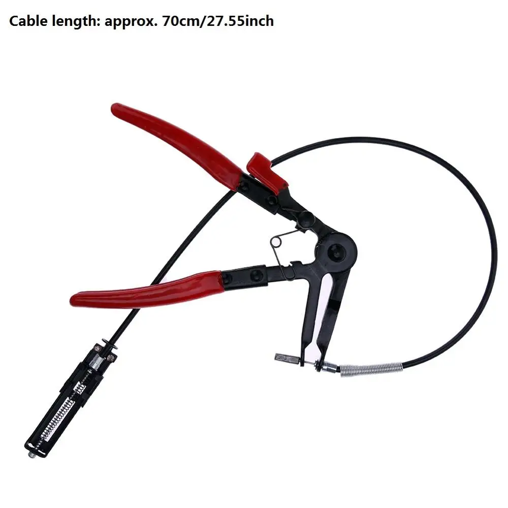 

Cable Type Flexible Wire Long Reach Hose Clamp Pliers Car Repairs Removal Hand Tools Auto Vehicle Tools Clamp Removal Pliers