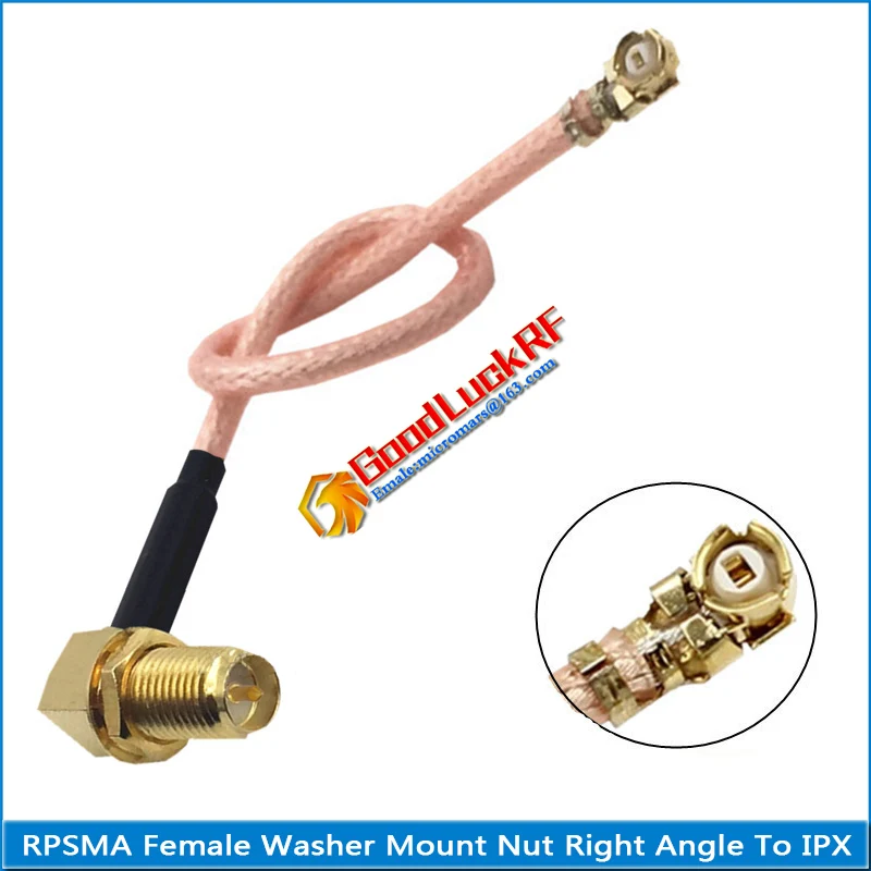 

Комплект комплектов IPX U.FL Female to RPSMA RP-SMA RP SMA Male Female Уплотнительное кольцо Шайба Переборка Прямоугольная перемычка с косичкой RG178 Коаксиальный