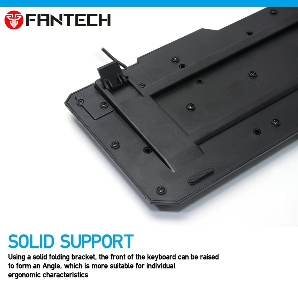 Fantech K210 многофункциональная клавиатура 114 ключей английская проводная USB Keybord для ежедневного использования офисный Keybord