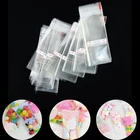 100 шт., прозрачные пластиковые пакеты для печенья