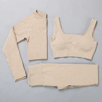 2 piece set women workout clothes sports bra seamless leggings fitness sportswear for women gym clothing athletic yoga set