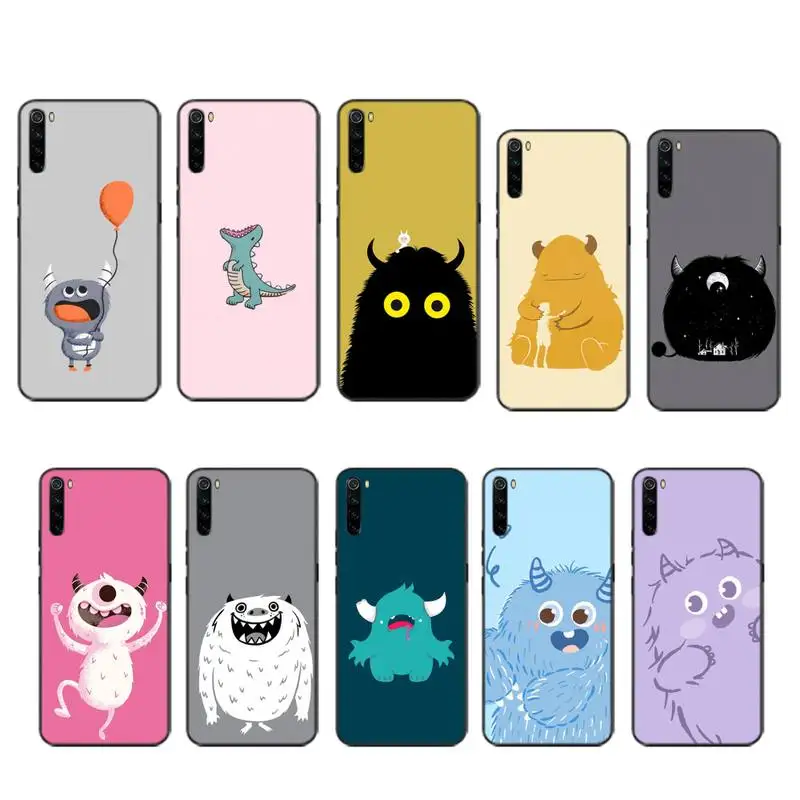 Милый популярный чехол с изображением маленького монстра чехлы etui для xiaomi note max mi