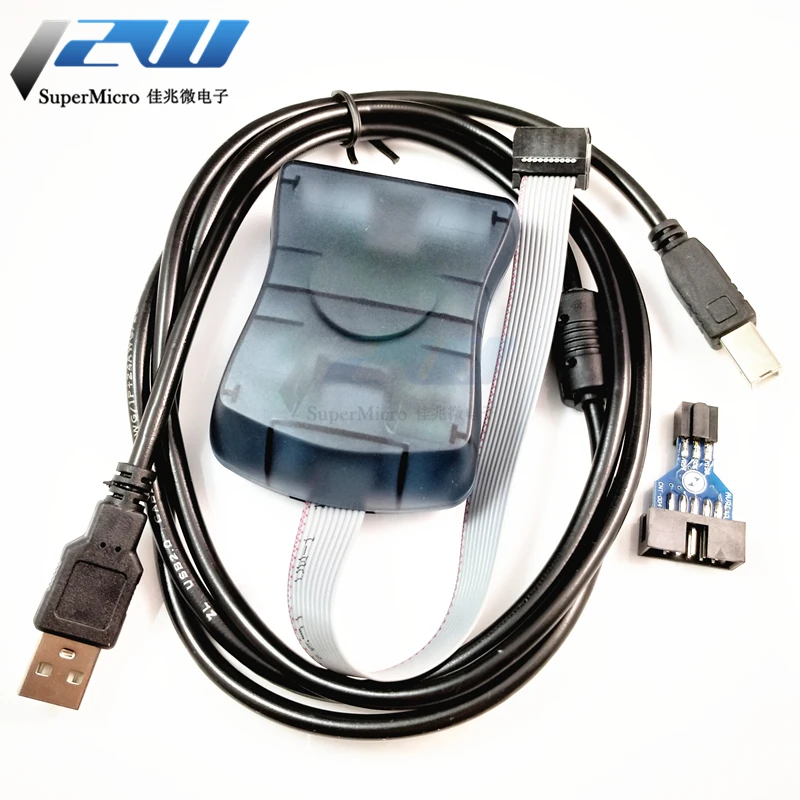 На AVRISP mkII XP2 AVR ISP mk2 USB программатор в системе совместимый с Studio 4 5 6 и 7 |