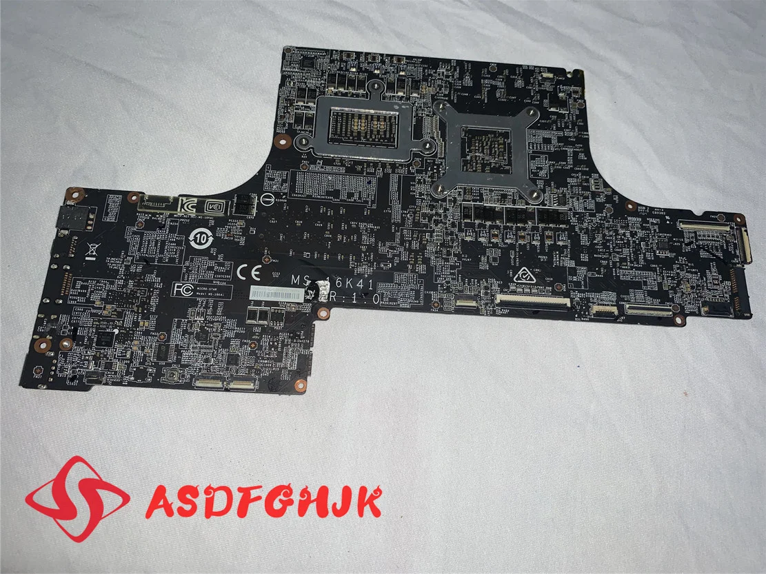

Original MS-16K41 For MSI GS63 GS73 GS63VR GS73VR Laptop motherboard WITH I7-7700HQ AND GTX1050M 100% working