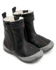 Сапоги детск.шерсть 22010  кожа, СТОКГОЛЬМ черный
