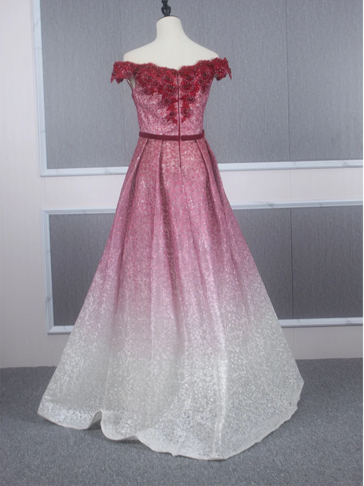 Женское вечернее платье большого размера бальное Черное меняющее цвет вырез