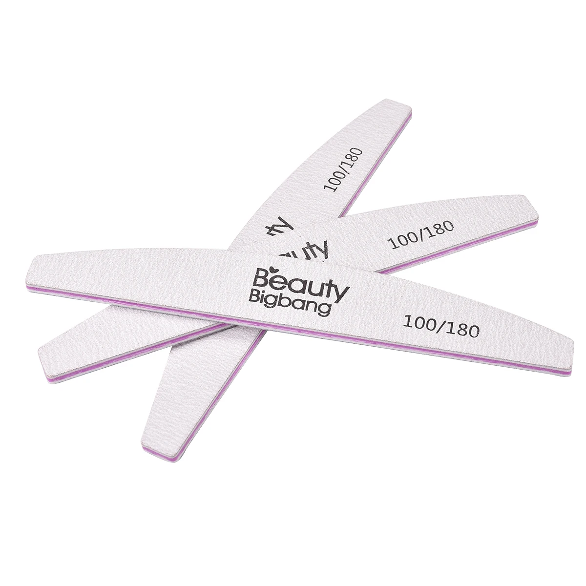white BeautyBigBang 3 шт. пилка для ногтей шлифовальный буферный блок для педикюра маникюрный полировальный лак Инструменты Профессиональные двухсторонние пилки для ногтей - Цвет: white
