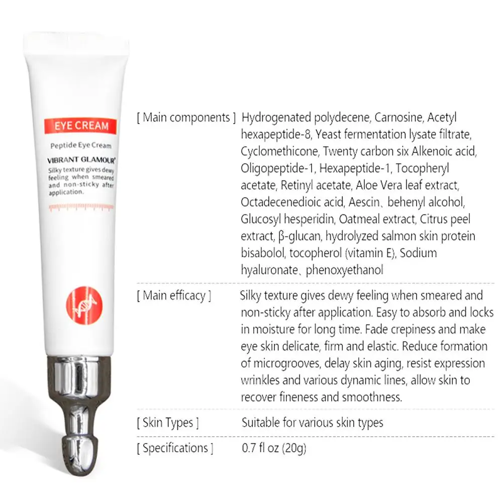 Новинка 2019 крем для глаз мгновенное удаление мешки укрепляющий против отечности