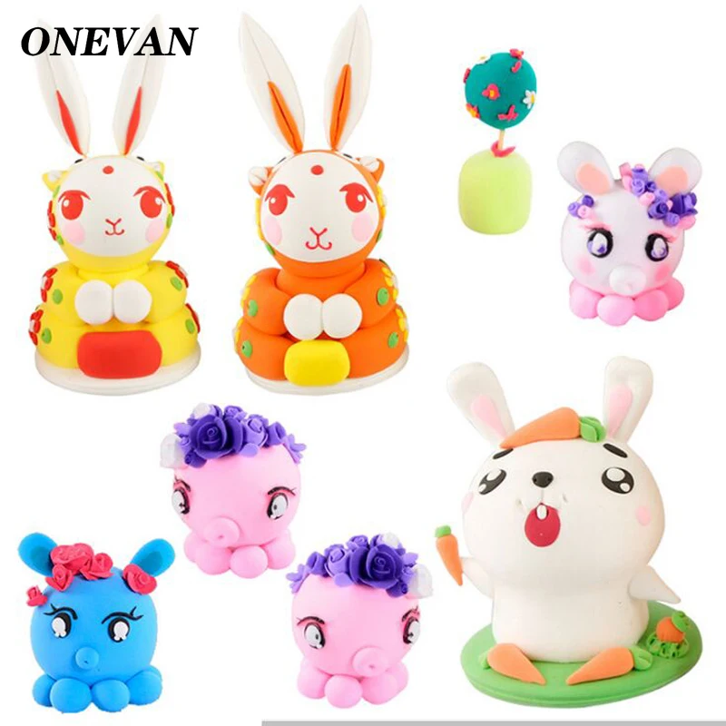 

12-24-36 Colors DIY Light Soft Clay Children Educational Air Dry Polymer Plasticine Safe Colorful Light Clay Toy Gift To Kids