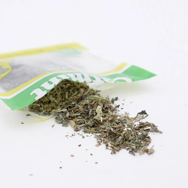 Кота здоровые закуски натуральная кошачья мята листья котенок нетоксичный