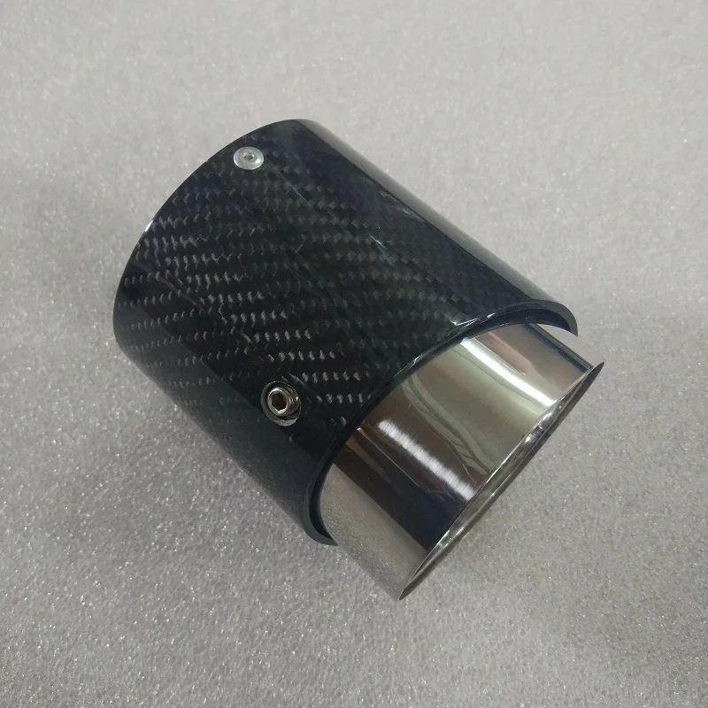 Автомобильные выхлопные трубы из нержавеющей стали углеродного волокна