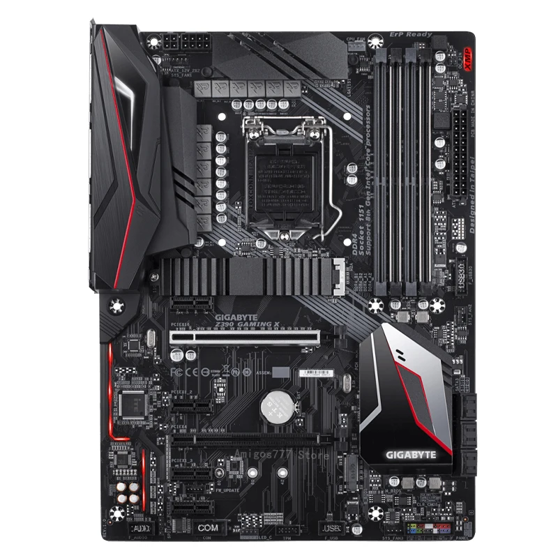 Verkaufen LGA 1151 Gigabyte Z390 GAMING X Motherboard Unterstützung./9th-Gen Core I9 I7 I5 Cpu PCI-E 3,0 M.2 SSD Gaming ATX Z390 Placa-Mãe